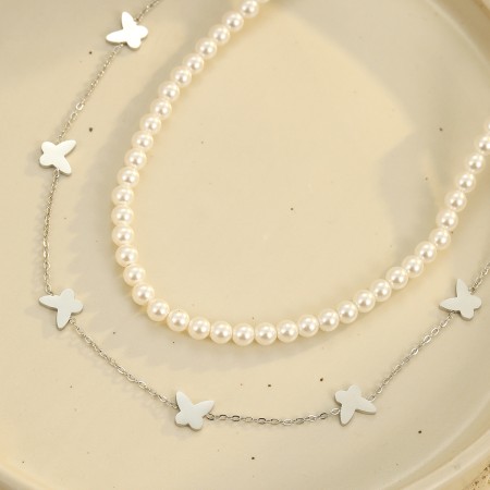 Collier Anna argenté