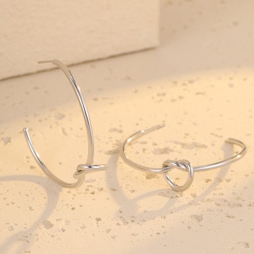 Créoles Lyla argentées