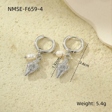 Boucles d'oreilles Sana argentées