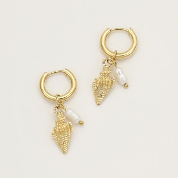 Boucles d'oreilles Sana dorées