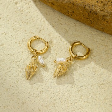 Boucles d'oreilles Sana dorées